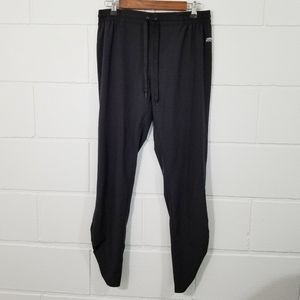 Marika Black Drawstring Yoga Pants